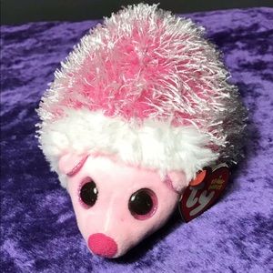 TY Beanie Babies MRS. PRICKLY 6" Pink Hedgehog